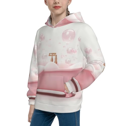 Cute Bathtub Kid Hoodies Boys Sweatshirts Girls Pullover with Pocket2