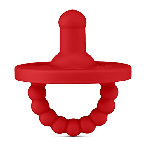 Image of Ryan & Rose Cutie PAT Pacifier Teether (Stage 1, Red)