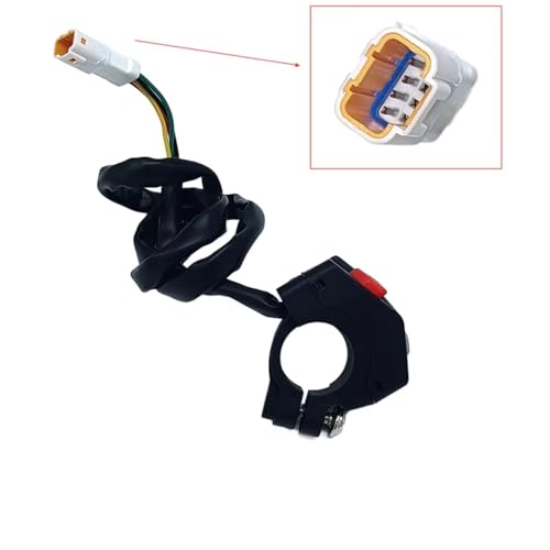 Bouton poussoir deux fonctions moto contre pannes commodo