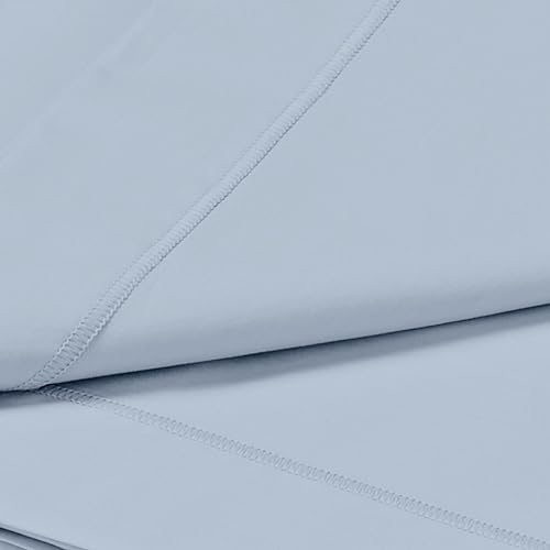Percale Bianca plain dyed blue parure pour rafraîchir les nuits d'été chaudes - 4