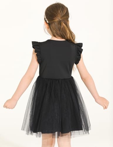 Toddler Tutu Dress Girls Ruffle Tulle Dresses Cute Summer Party Princess Sundress3