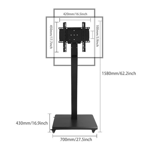 Soporte Universal de Piso para TV 32-65 Pulgadas miniatura 2