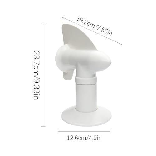 Cubierta sifón para tuberías con rotación de 360 grados y tapón de ventilación 5