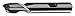 CLEVELAND Sq. End Mill,Single End,HSS,1-1/8" C41735