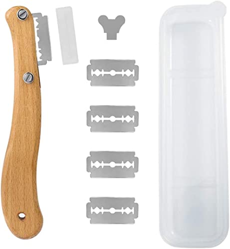 Brot Schneide Werkzeug,Bäckermesser,Teig Rasiermesser,Baguettemesser 1 Messerset und 5 Klingen Brot Scoring Cutter zum Einschneiden von Baguette...