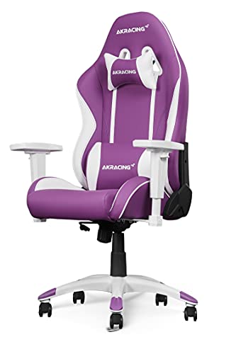 AKRacing California Gaming Chair XS Extra Small, Swivel, Rocker and Seat Height Adjustment Mechanisms with 5/10, Purple - Thumbnail 2