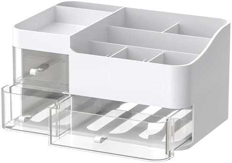 Vaupan Three-Layer Storage Box, Transparent Of 3 Compartments, Desk Organizer Drawer Box, Office Organizer, Stackable Storage Box For Pens, Erasers - View #7