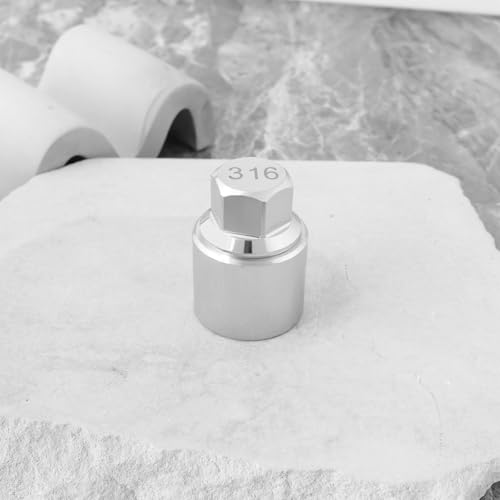 Image of 1pc 316 Locking Wheel Nut Key Anti Theft Locking Wheel Nut Key 316 Wheel Lock Nut Socket Adapter Lug Nut Locking Tool Compatible with Mercedes Benz