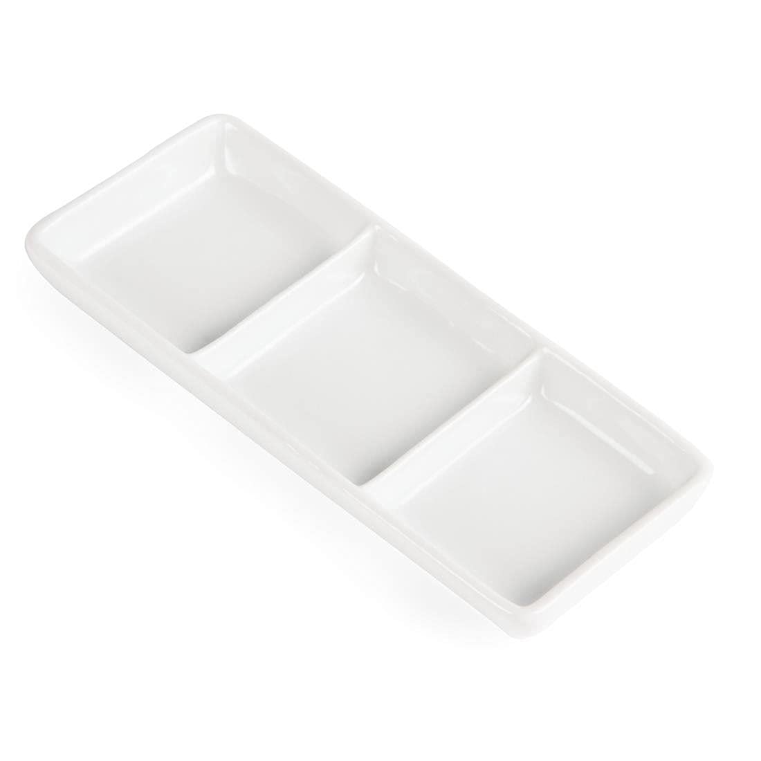 Olympia Ware 3 sekcje naczynia porcelanowe miski do serwowania żywności bezpieczne do mrożenia 12 szt