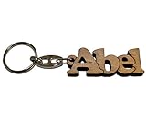  Acan - Llavero de Madera con el Nombre ABEL
