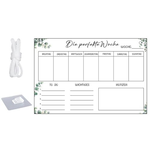 lmoikesz Schemaplanering Familjeplanering Hemplanerare, Att göra Whiteboard-markörer. Stabil, ren. Lämplig för hem, användning, Transparent, Utan penna