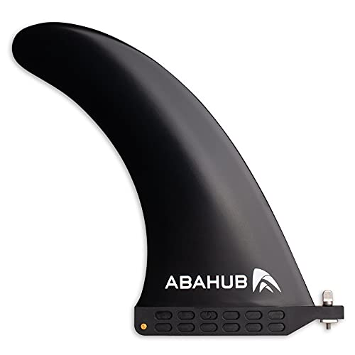 Abahub 10'' SUP Single Center Fin with 1 No Tool Fin Screw, Fiberglass Reinforeced 10 inch SUP...