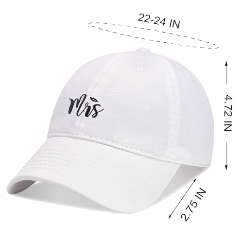 Image of Mr and Mrs Hats for Honeymoon Essentials,Engagement Gifts for Couples,Wedding Gifts for Bride and Groom