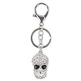 Unisex 02 Key Chain, Skull, One Size, Rhinestone