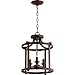 Quorum International Lancaster 3-LT Dual Mount - Oiled Bronze - 2817-13-86