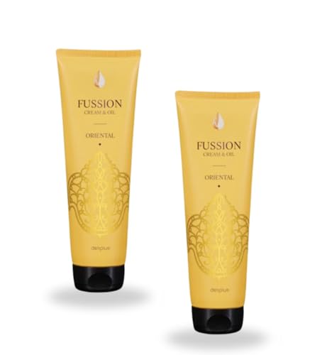 Fussion Cream & Oil Oriental, Crema Corporal con Aceite, Pack 2 Botes, 250 ml Cada Uno