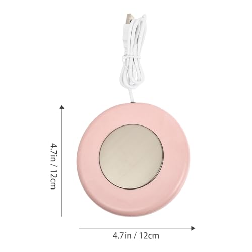 Cabilock USB Heating Coaster Constant Temperature Cup Warmer with Auto Power Off Thermostatic Mug Mat for Coffee Tea Espresso Office Home Dorm Use