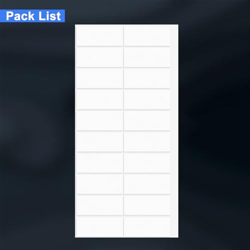 Image of MakerHawk 20 PCS Double Sided Adhesive Pads Heavy Duty EVA Foam Strips for Lithium Battery Bonding with Development Boards Lora Meshmastic Device (White, 1.2mm Thickness)