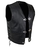 Lederweste für Optimale Tragekompfort , Robuste Verschlüsse