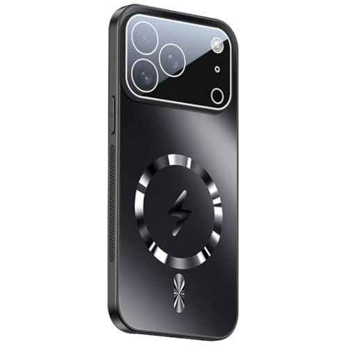 Coque magnétique iPhone 17 Pro Max fine et mate anti-choc pour objectif