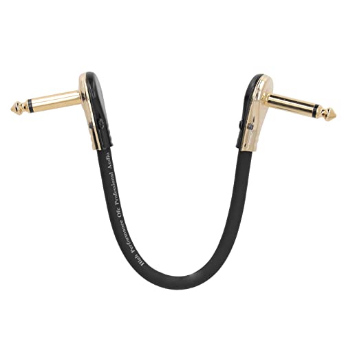 Cabo de remendo de guitarra, cabo pedal de efeito HiFi com redução de ruído para shows