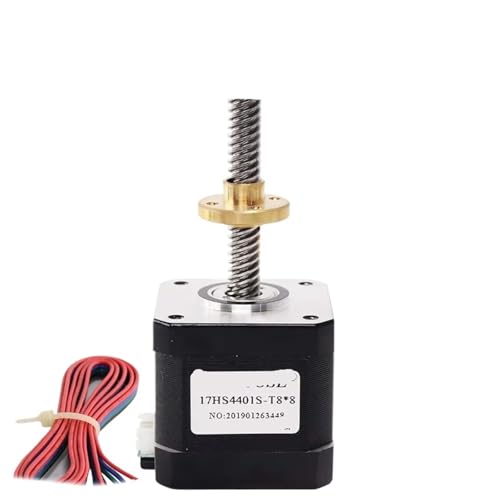 Moteur pas à pas à vis 17HS4401S-T8 de haute précision mécanique avec guidage T8 300mm