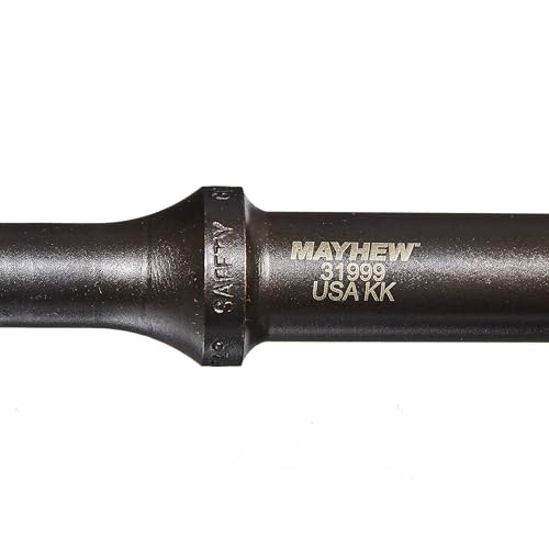 Image of Mayhew Tools 31999 Pneumatic Taper Punch, .498 Shank 3 /16 inch x 7-1 /2 inch, Black Oxide Finish