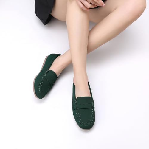 Image of Vespiero Loafers for Women Comfortable Slip on Work Flats Shoes Womens Dressy Casual Walking Shoes