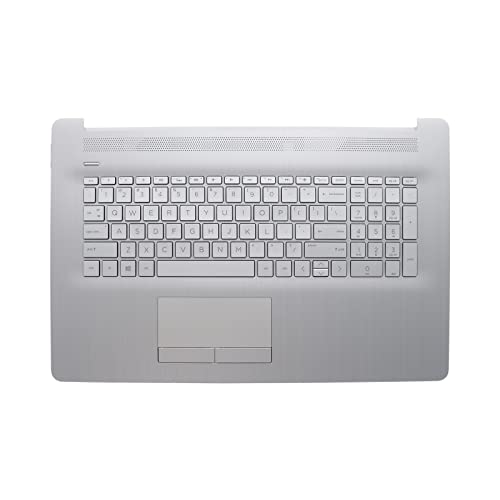 Repose-main argenté HP Pavilion 17-by topcase haut de gamme avec clavier rétroéclairé