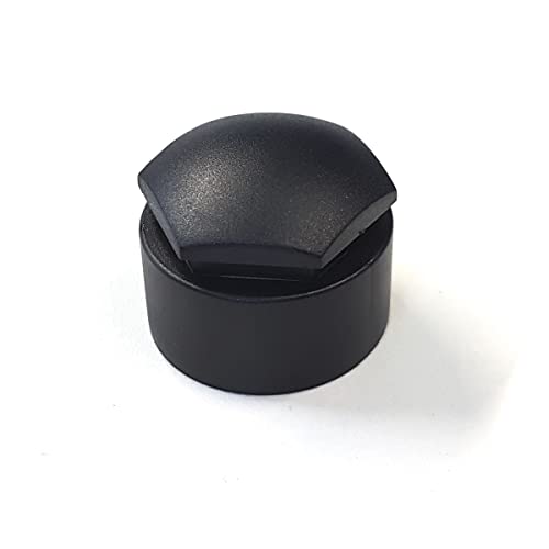 Seat 4M0601173C9B9 Radschraubenkappe (1 Stück) diebstahlhemmend, schwarz