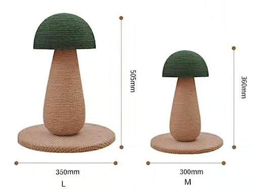 Griffoir pour chats en sisal rose M, le jouet d'intérieur pour amuser votre félin - 6