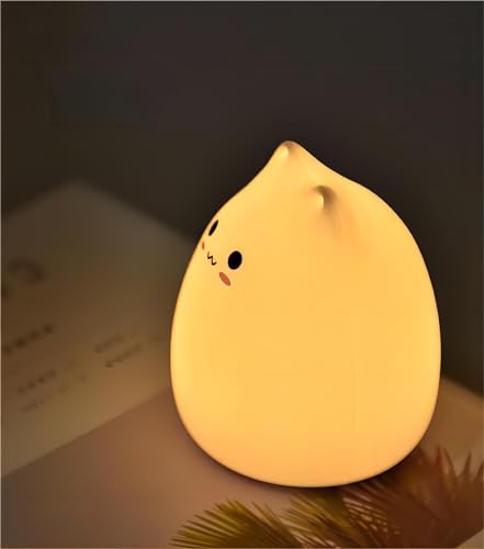 Gwindrise 20240222 Cat Night Light 7 Colors Silicone Squishy Cat Lamp thumb #4