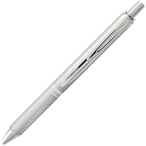 Bolígrafo Pentel EnerGel Alloy retráctil gel líquido 0.7mm negro miniatura 5