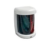 jieyo Lámpara de navegación con luz lateral para barco, 12V, rojo, verde, Compatible con remolque de yate y barco marino(E011025)