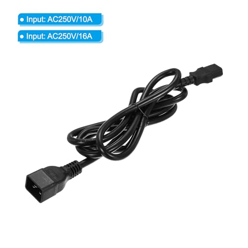 Cable PDU C20 a C13 anticaídas térmicas con sección reforzada de 2.5mm² 3