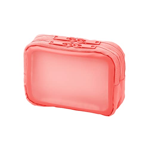 プラス ポーチ ジブンイロ ナカ見え ガジェットポーチS ピンク TW-BG002S 428-745