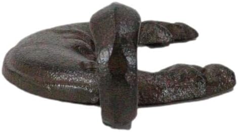 Miniatura 5 de Ebros Gift Paquete de 3 ganchos de pared rústicos de hierro fundido, óxido antiguo, cielos celestiales, cara dormida, media luna con estrellas,