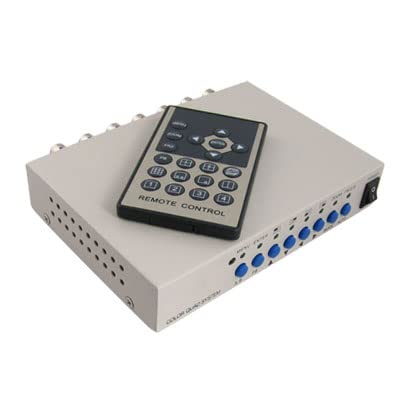 Ruilogod CCTV Color Quad Security Video 4 Channel Processor Divider (id: 80d 175 b2b 3c7 657