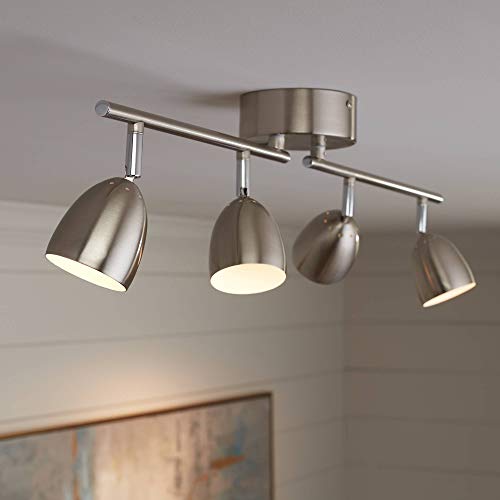 Pro Track Alexa 4-Light Satin Nickel Led Ceiling Or Wall Track Fixture #TOP7