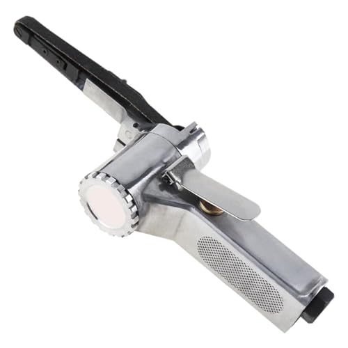 Lijadora neumática de mano con correas de 3/8 x 13 16000 rpm, apta para tareas de molienda, lijadora de banda para carpintería