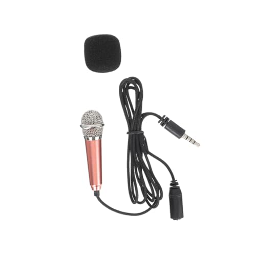 BESPORTBLE 1 Set Portable Miniature Microphone for Tablet Computer Adorable Mic for Singing Podcasting and Video Recording Lightweight Easy to Use for Home Ktv