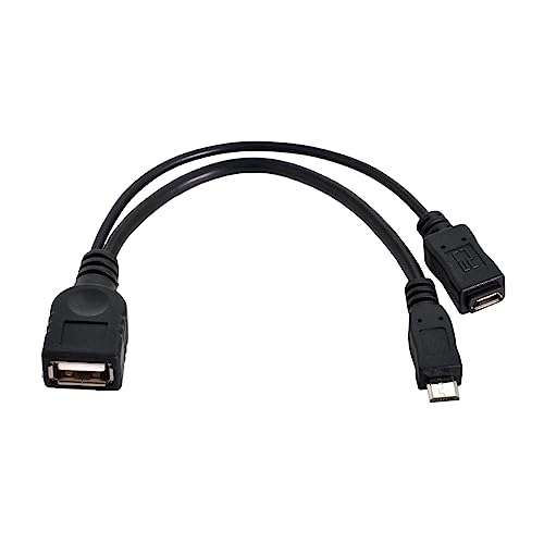 CY Cable Micro USB 2.0 OTG Host Flash Disk Cable with Micro USB Power for Phone Tablet -  U2-166-HX