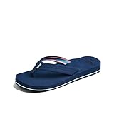 REEF Cushion Breeze Womens Flip Flop, Ultra Soft Cushion Footbed, Arch Support, Midnight, 8