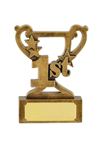 Trofeo de estrella de oro ganador del primer lugar, premio de mini copa de campeón para un ganador, héroe, ganador del premio, vencedor, medalla de oro, más fuerte, número 1, adorno, regalo para | Ya disponible en tu tienda friki favorita! En mundofriki.es!