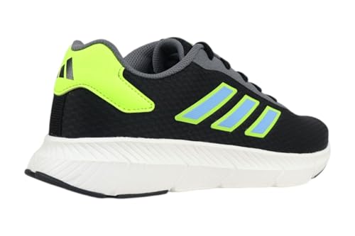 Image of adidas Air-Glowrun Men's Running Shoes - CBLACK /LUCLEM /CLBLUE | Lightweight & Cushioned Sports Shoes(Core Black /Lucid Lemon /Cloud Blue)