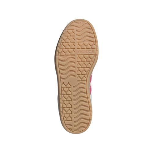 Image of adidas Womens Vl Court Bold Lace Up Sneakers Shoes Casual - Pink