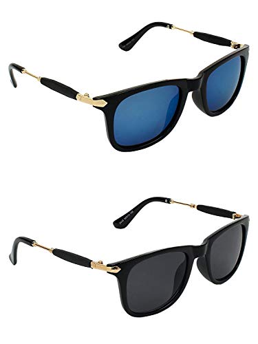 Image of CREEK Matt Finish Unisex Sunglasses Combo with UV Protection