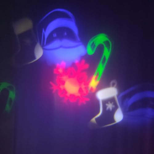 Lampada Projetor Natalino LED Natal E27 Papai Noel Arvore de Natal Decoraçao Predio Casa Fachada Jar