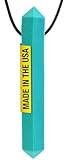 ARK's Krypto-Bite XT Chewable Gem Necklace Chew Jewelry (Extra Tough, Teal)