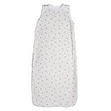 Gigoteuse été avec TOG de 0.5 : Conçue pour les douces nuits d'été, cette gigoteuse possède un TOG de 0.5, ce qui la rend idéale pour des températures ambiantes supérieures à 24 °C, garantissant un confort optimal sans surchauffe.